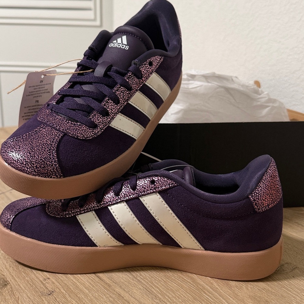 NWT-never worn Adidas Violet and Purple Sneakers